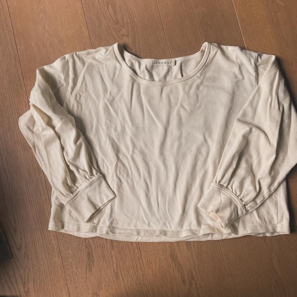 Longway organic cotton long sleeve shirt
